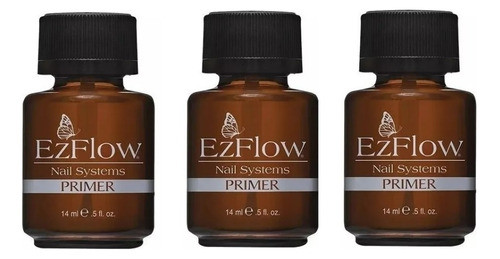 Uñas Esculpidas Acrilicas Gel Primer Ezflow Acido 14 Ml X 3u 0