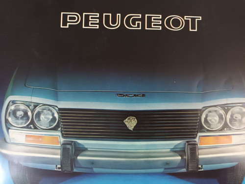 Peugeot 504 Folleto Original De Epoca Zona Caballito 0