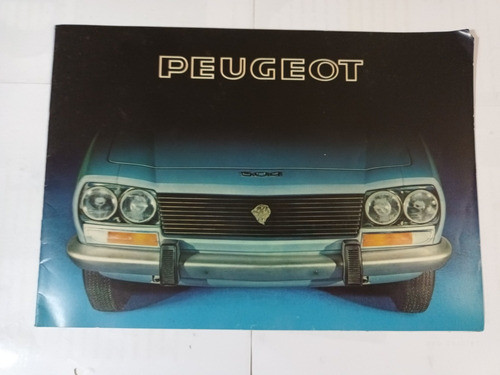 Peugeot 504 Folleto Original De Epoca Zona Caballito 1