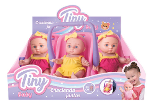 Juguete Muñeca Bebe Bebote Con Sillita Huevito Babymovil 0