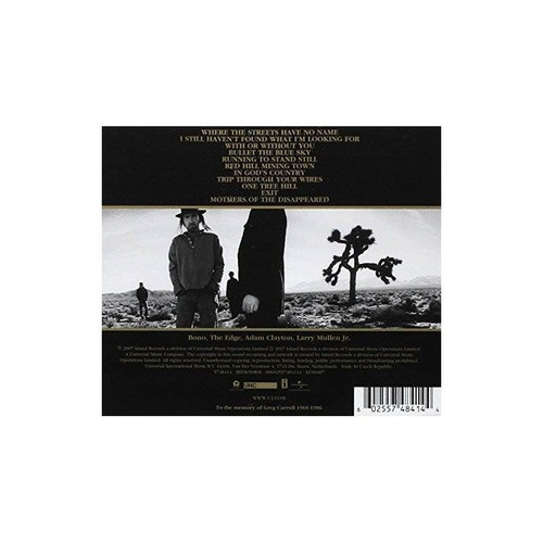 U2 Joshua Tree Usa Import Cd Nuevo 1