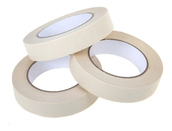 Cinta De Papel Enmascarar 24mm X 50metros Pack 3unid - Aym 0