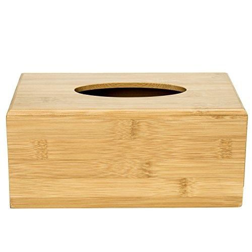 Cubierta De Caja De Tejido Facial De Bambú Natural, Soporte 1