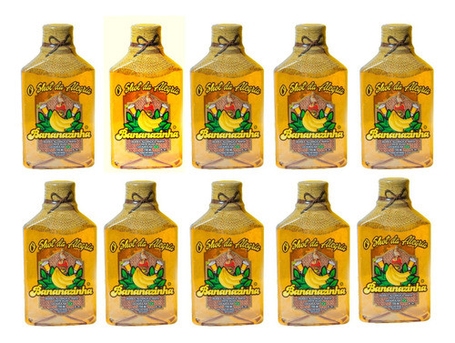 Combo 50 Bananazinha Shot Da Alegria 200ml Cachaça De Banana 0