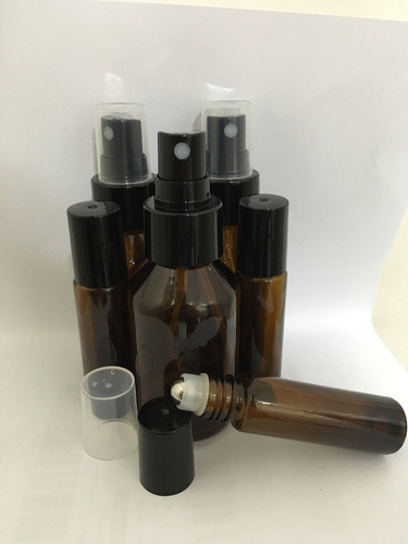 5 Frascos Âmbar Rolon Premium 10ml + 2 Âmbar Spray 60ml 1
