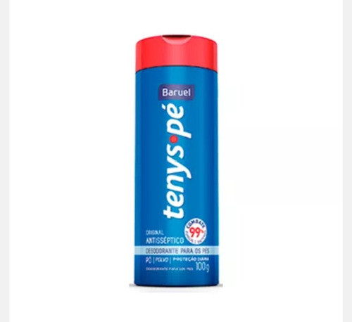 Tenys Pé Baruel Em Pó Antisséptico Original 100g Kit C/10 1
