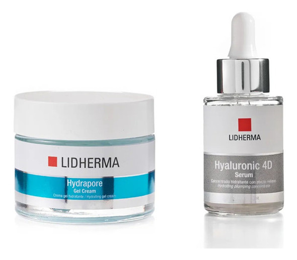 Hydrapore Crema Gel + Hyaluronic 4d Serum Hidrata Lidherma 0 Hydrapore Crema Gel + Hyaluronic 4d Serum Hidrata Lidherma 0