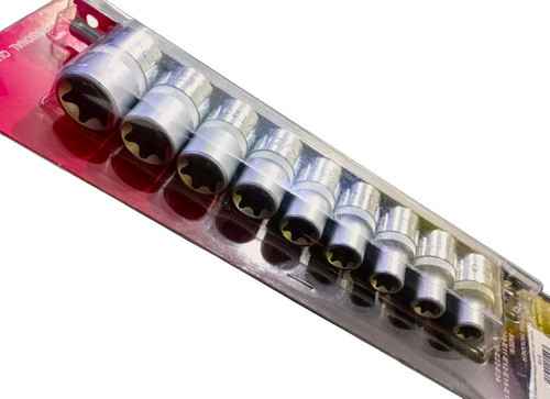Juego De Tubos Bocallaves Torx Enc. De 1/2  X9pzs Eurotech 0