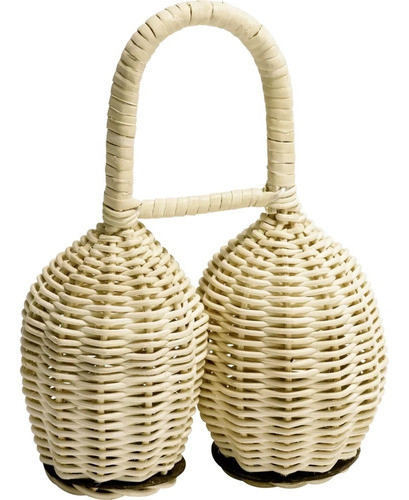 Shaker Doble Estilo Africano Coconut Bottom - Do1 0