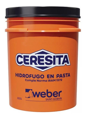 Weber Ceresita En Pasta Aditivo Hidrófugo X 4kg 0