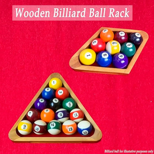 Gacco Billiards Juego De 2 Estantes De Madera Para 1