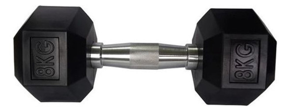 Halteres Sextavado Injetado Com Pegada Cromada 8,0kg 0 Halteres Sextavado Injetado Com Pegada Cromada 8,0kg 0