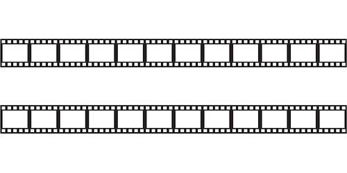 Beistle Filmstrip Poly Material De Decoración 2 Piezas, 3  X 1