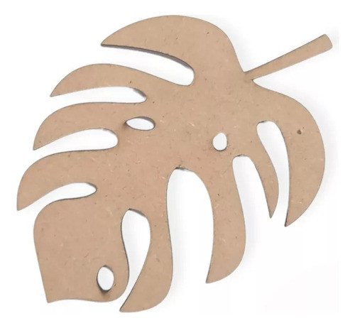 Hoja Tropical En Fibrofacil 25cm X 6u - Posa Platos, Deco 0