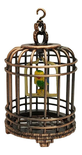 Suprimentos De Mini Casa De Bonecas Para Gaiolas De Bronze 0