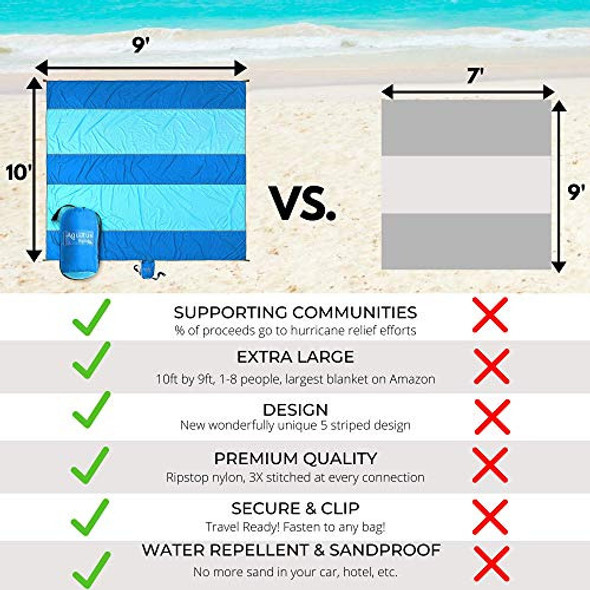 Aquatus Manta De Playa A Prueba De Arena Extra Grande De Gra 1 Aquatus Manta De Playa A Prueba De Arena Extra Grande De Gra 1