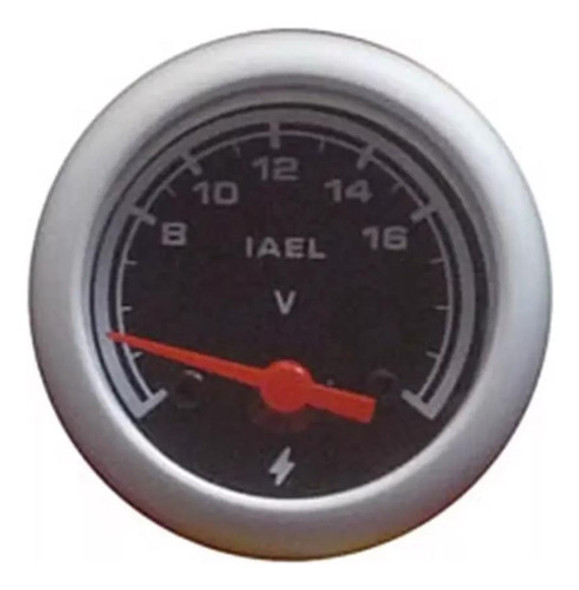 Marcador Amperimetro Deportivo 52mm Fondo Negro Iael Iael 0