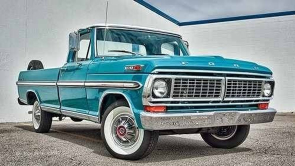 Juego Puntera Cubrepiedra Ford F100 68 69 70 71 72 73 1