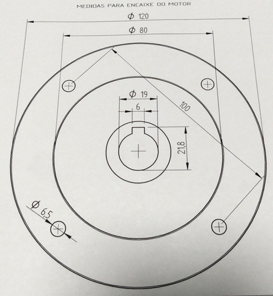 Redutor Velocidade Industrial 1x15 P/ Motor 1,5 Cv C80 M-50 1