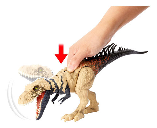 Figura Jurassic World Rastreadores Gigantes Bistahieversor 1
