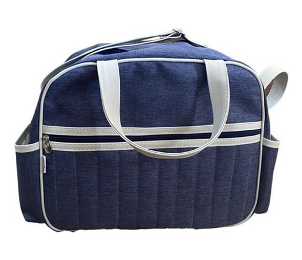 Kit 2 Bolsa Grande E Pequena Menino Azul 1