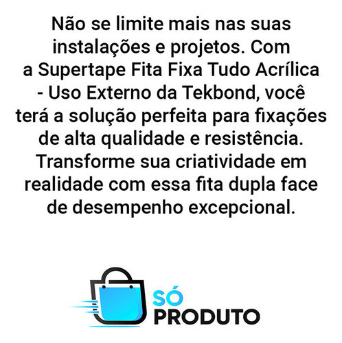 Fita Dupla Face Acrilica Int 12mm X 2m Tekbond 21121012202 1