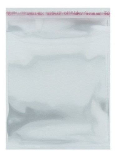 Saco Plástico Com Aba Adesiva Transparente - 10x15 - 1000pçs 0