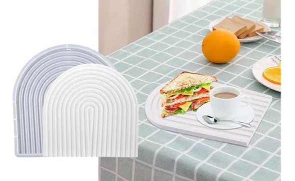 Molde De Silicona Bandeja Arcoíris Especial Resina 1