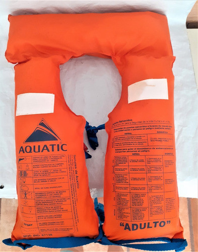 Chaleco Salvavidas Acuatic Adulto Aprobado Reglamentario Pna 0