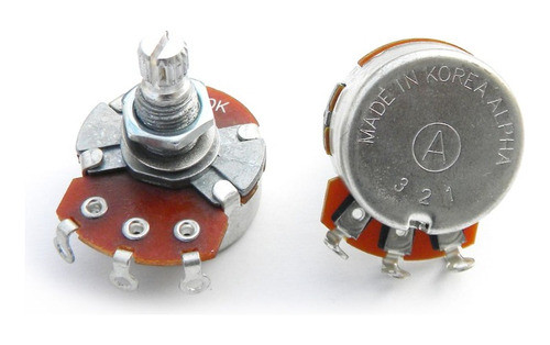 Potenciometro Grande Lineal B500k Alpha H65 0