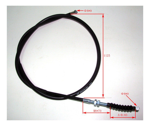 Cable Freno Delantero P/ Yamaha Dt 125 W Standard 1