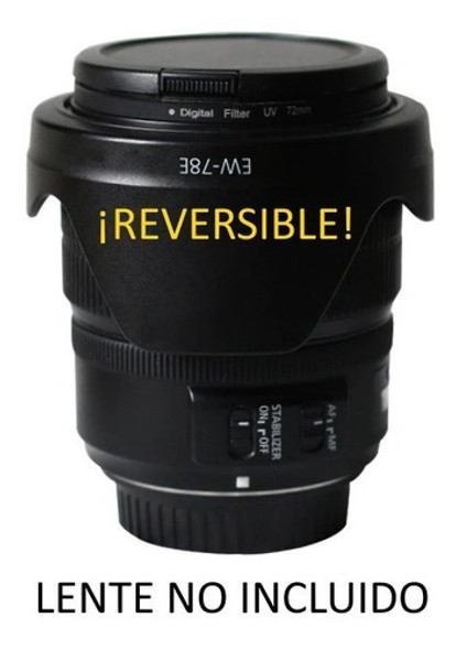 Parasol Ew-78e Para Canon Ef-s 15-85mm F/3.55.6 Is Usm 1 Parasol Ew-78e Para Canon Ef-s 15-85mm F/3.55.6 Is Usm 1