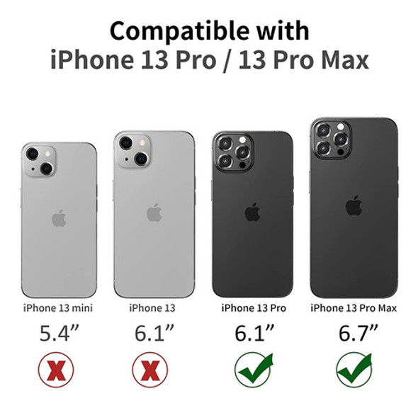 Protector Lente De Camara Para iPhone 13 Pro Max |3+1 Pie... 1