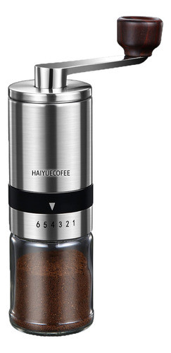 Haiyuecofee Molinillo De Café Manual Con 6 Ajustes De Gros. 0