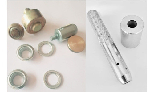 Colocador + Matriz + Sacabocado+ Ojales 28 Galvanizado Lonas 0