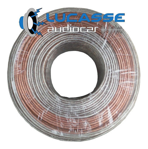 Metro Cable Bipolar 2x2 Mm Cristal Woofer Parlante Potencia 1