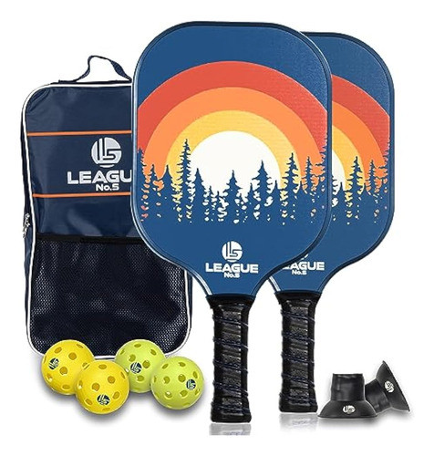 Usapa - Juego De 2 Palas De Pickleball - Agarre 0