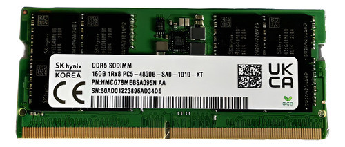 Memoria Notebook 16gb Ddr5 Sodimm 0