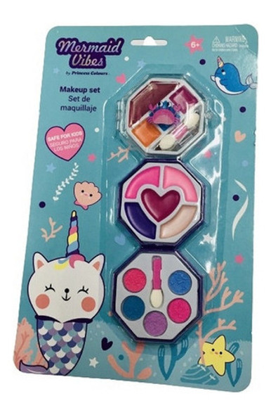 Maquillaje Infantil Make Up Unicornio Octogonal Triple 0