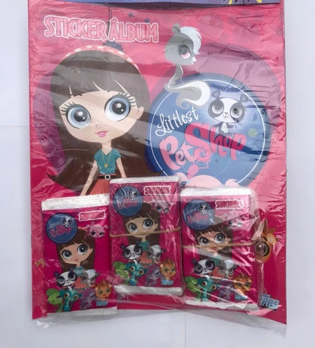 Figuritas Little Pet Shop Album + 100 Sobres 0