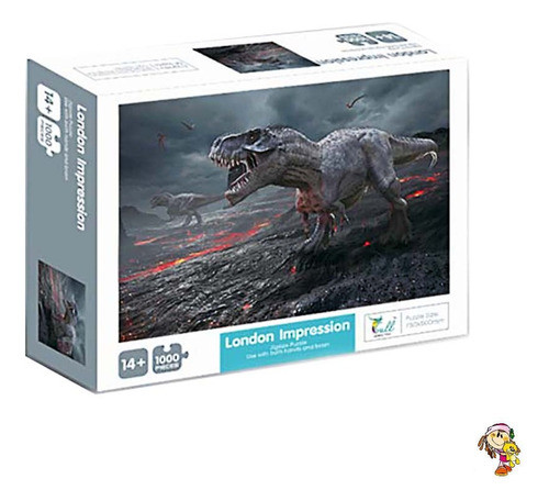 Rompecabezas Puzzle 1000 Pzas Dinosaurio T-rex 1