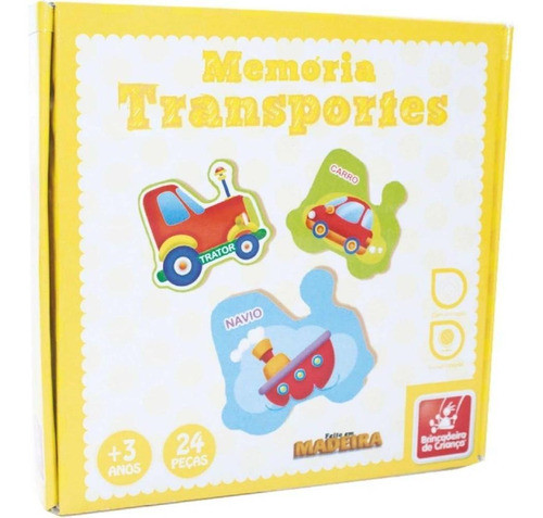 Jogo De Memória Meios De Transporte - Brincadeira De Criança 0