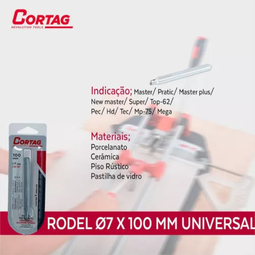 Rodel Cortag Universal Hd Tec Master Mega 07x100mm - Kit 2pc 1
