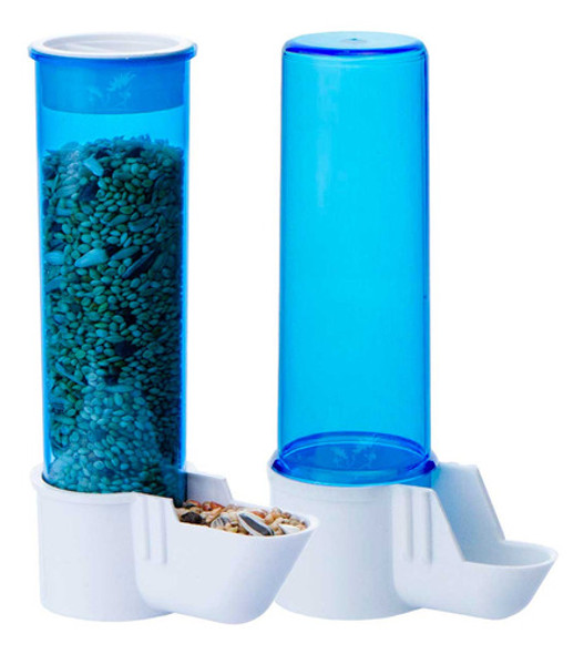 Kit Comedouro Dispenser Semente Ração Bebedor Água Calopsita 0 Kit Comedouro Dispenser Semente Ração Bebedor Água Calopsita 0