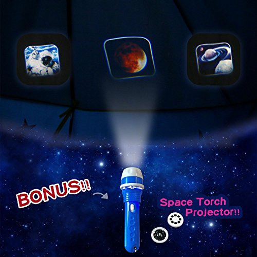 Yoobe Rocket Ship Tienda De Campaña Con Bouns Space Torch Pr 1