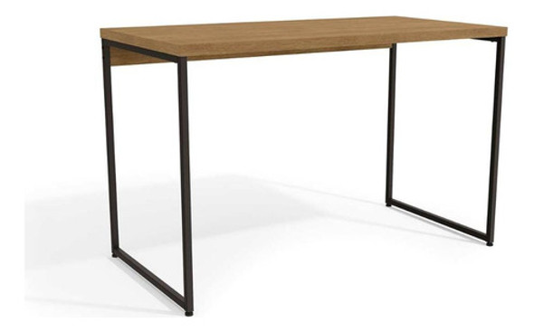Mesa De Computador Solteiro Industrial Li002 Freijo/preto - 1