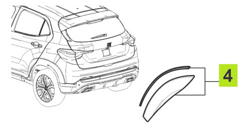 Fender Puerta Tras. Der. Pulse Audace 1.0cc 2022- 0