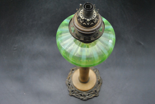 Antiguo Farol Lámpara Bronce Sin Tulipa 1