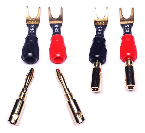 Cess-125 Spades Tenedor Plug To Twist Binding Post/banana He 1