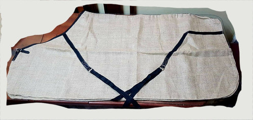 Manta De Abrigo Para Caballo Carrera Polo. Doble Arpillera. 1